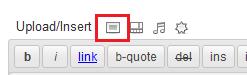 Click on the "Add Image" media button