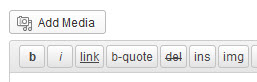 Click on the "Add Media" button